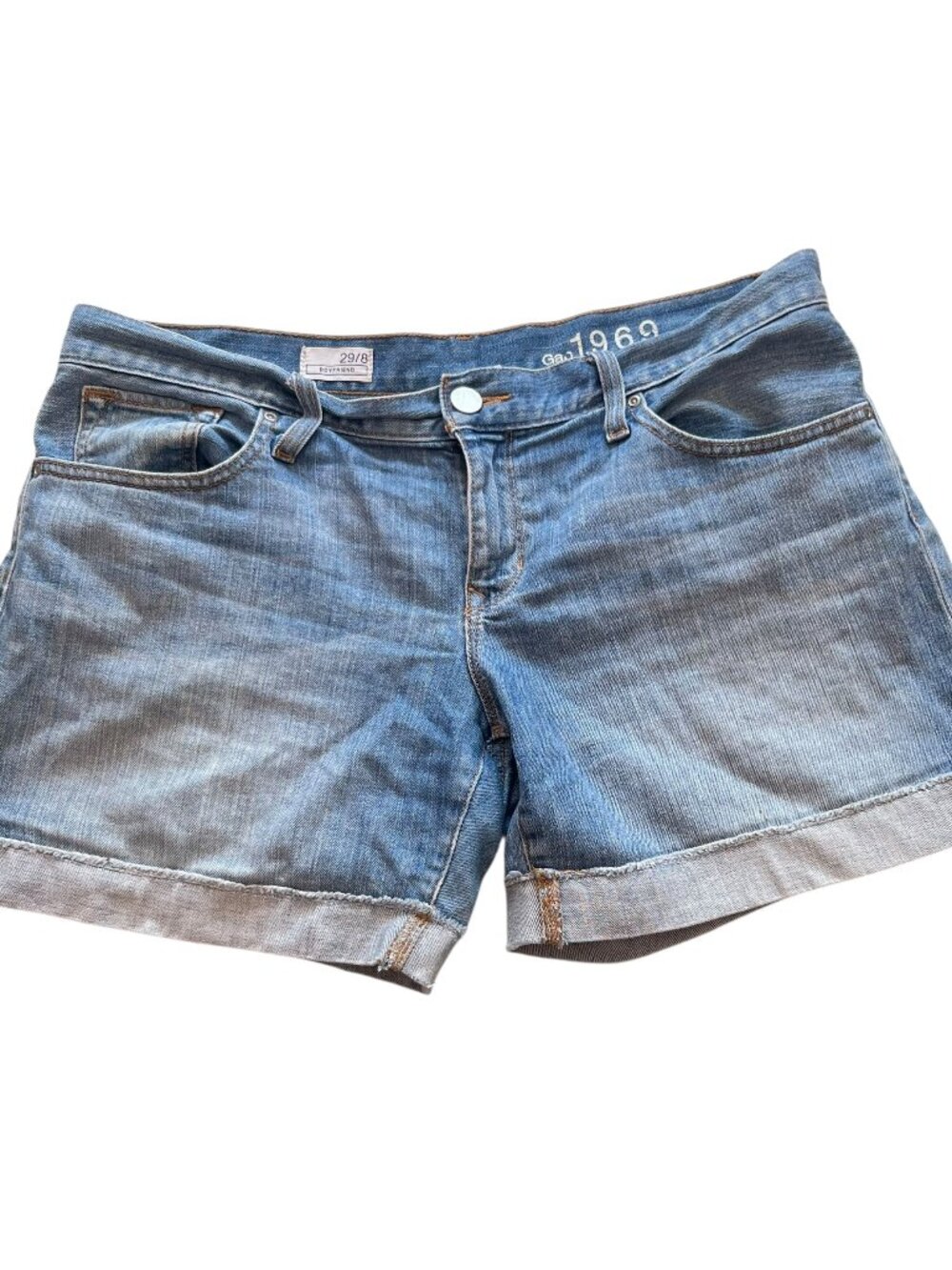 GAP Light Wash Denim Cuffed Women's Shorts